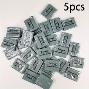 TEMU 5개입 부드러운 지우개 펜 - 무독성, 끈적임 없는 먼지 방지, 빠른 스케치 및 지우기, 파스텔 드로잉 도구 (학교, 미술, 공예용) - 좁은 공간에 적합, 끈적임 펜 먼지, 학용품, 지우개, 학교용 지우개, 실기, 문구류