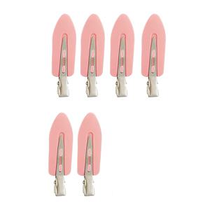 TEMU 4개/6개 DIY 크림 글루 무흔적 헤어 클립, 캐릭터 액세서리, 여성용 앞머리 및 날리는 머리 클립, 캔디 컬러 물방울 BB 클립