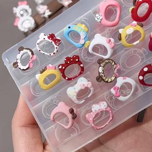 TEMU 새로운 실리콘 몰드 네일 아트용 - 헤비듀티 젤 폴리쉬 몰드와 클레이/레진 캐스팅, 가볍고 내구성 있는 네일 장식, DIY 공예 (실리콘)|매니큐어