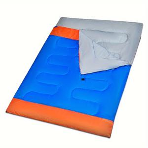 TEMU 여행, 하이킹, 캠핑에 이상적인 3가지 사용 옵션의 더블 침낭입니다. 휴대성이 좋고 따뜻함을 위한 두꺼운 디자인으로 사계절 내내 사용할 수 있어 야외 활동을 위한 휴대용 침낭으로 적합합니다.