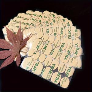 TEMU 480개 대형 방수 내구성 초슬림 양면 네일 스티커, 프레스온 네일에 적합한 통기성 젤리 패치 무취 아크릴 네일 도구 키트