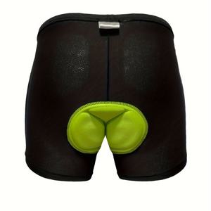 TEMU 남성용 사이클링 반바지 - 통기성 실리콘 쿠션 & 공기 순환 기술, 사계절 스포츠용 수분 흡수 슬림핏, 지퍼 및 버튼 클로저, 에르고노믹 디자인, 고품질 소재