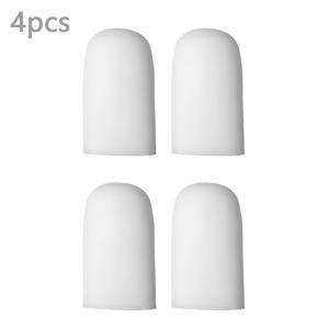 TEMU 엄지발가락용 젤 발가락 보호캡 4개 세트 - 쿠션 효과와 보호 기능 제공, 남녀 모두에게 적합한 발가락 커버