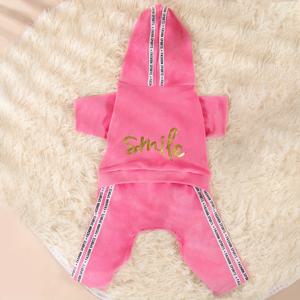 TEMU 사계절용 강아지 네발옷 베어 테디 소형견 의류 스포츠 펫 사각 슈트