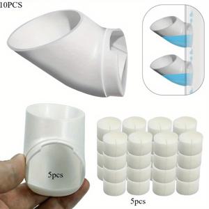 TEMU 10개 휴로포닉 식물 심기 컵 - DIY 토양 없는 정원 시스템, 발코니 및 정원용 수직 타워 꽃병 액세서리, 사용하기 쉬운 온실 재배 키트, 식물 성장 최적화| 식물 심기|내구성 있는 플라스틱 컵, 휴로포닉 식물러