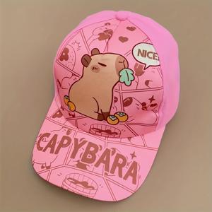 TEMU 1개 카파발 유스 야구 플랫 캡, 여름 캐주얼 웨어용