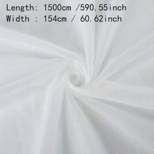 TEMU 8미터 및 15미터 화이트 쉬폰, 100% 폴리에스터 원단, 미세한 라운드 홀 디자인. 웨딩드레스, 결혼식 장식, 축제 파티, 꽃 포장, 헤어피스, 핸드백, 모기장 등에 사용 가능하며 자수 레이스의 원단 소재로도 적합합니다|쉬폰원피스