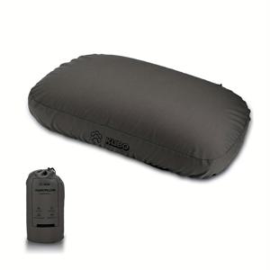 TEMU 휴대용 메모리폼 캠핑 베개 - 목 지지 기능, 에르고노믹 여행용 베개, 등산 및 야외 활동에 적합, 내구성 있는 지퍼 클로저, 사계절 사용 가능, 여행자에게 이상적인 선물