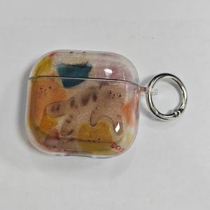 TEMU 화려한 그라데이션 디자인의 사랑스러운 고양이. 에어팟 케이스에 완벽하며 에어팟 1/2/3/4, 에어팟 프로, 에어팟 프로 2, 그리고 프로 3과 호환됩니다.