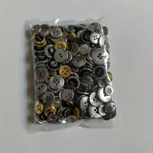 TEMU 333개 풀사이즈 혼합 메탈 컬러 원형 수제 단추, 0.9.5cm, 다양한 스타일 & 색상, 새로운 전기 도금 마감, 공예, 의류 장식 및 재봉 프로젝트용 반짝이는 색상