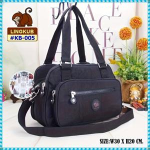 TEMU 가벼운 나일론 숄더백, 두꺼운 나일론 크로스바디 백 [LING KUB] 정품 브랜드 다중 수납 공간 + 지퍼 잠금! 10가지 색상 선택 가능, 탈착식 긴 스트랩, 키체인 액세서리 포함으로 내구성이 뛰어나고 내마모성이 좋습니다.|크로스백