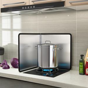 TEMU 고강도 스테인리스 가스레인지 방수 보호막 - 500°C/932°F 내열성, 쉽게 세척 가능한 표면, 가스 & 전기레인지, 오븐, 조리대용 주방 카운터탑 보호대, 슬림한 디자인, 고품질 단열재, 전문 셰프용