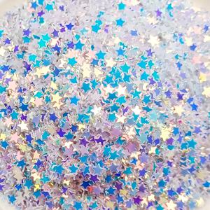 TEMU 34000개 반짝이는 별 시퀸 - 홀로그래픽 글리터 컨페티, 3mm 사이즈, 파티 장식, 결혼식, 생일, 공예, 라이트 쇼, 네일 아트, 슬라임, 폰 케이스, 블루 앤 퍼플 컨페티, 홀로그래픽 로즈 스톤, 다양한 종류의 비즈에 적합|슬라임