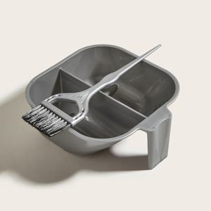 TEMU 2pcs/Set 살롱 이발사 헤어 컬러링 염색 키트 베이킹 오일 그릇과 브러시 헤어 컬러 혼합 그릇 염색 브러시 염색 머리용 도구