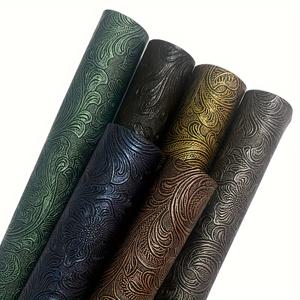 TEMU 텍스처 표면의 엠보싱 인조 가죽 6개 세트, 크기 11.8X7.9인치, 빈티지 메탈릭 패턴 특징. 책, 사진 앨범, 가방, 휴대폰 케이스, 플래너, 필통, 지갑, 핸드백 제작에 적합한 공예 용품입니다.|핸드폰케이스|핸드폰가방|일기장