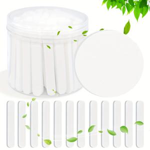 TEMU 압축 셀룰로오스 페이스 스펀지, 라운드 소프트 내추럴 코스메틱 SPA 스폰지 - 미용용 라이트 베이지 케어 세안 및 각질 제거 마스크 메이크업 리무버 60개입|마스크