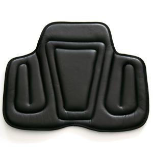 TEMU 1pc MANUMARINE 경마 훈련용 서기 패드, 분리 가능한 탄성 밴드 포함 - 고품질 합성, 빨간색 & 검은색, 경마, , 서부 경마 장비용 에르고닉 디자인, 경마용 서기 패드, 편안한 경마 액세서리