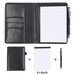 TEMU 인조 가죽으로 제작된 포켓 노트 및 펜 세트입니다. 30페이지의 줄이 있는 노트와 금속 펜이 특징이며, 내구성이 뛰어나고 휴대성이 좋어 직장 업무 정리, 학습 노트, 가족 다이어리 등에 적합합니다.