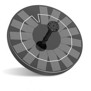 TEMU (노즐 6개 포함) 3.5W 태양광 분수 펌프 (정원, 연못, 수영장, 어항, 수족관 및 야외용)