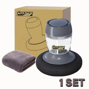 TEMU 6-IN-1 자동차 왁스 버퍼, 타월 포함 차량 시트 복원제, 왁싱 및 코팅용 레이지 왁서, 프로 카 디테일링 도구 - 시트, 페인트, 헤드라이트, 인테리어 플라스틱, 타이어, 유리용, 자동차 애호가를 위한 최고의 선물 [AUTO PULSE]