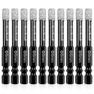 TEMU 10개 드릴 비트, NOEAIKE 10개 1/4