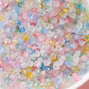 TEMU 550개 아크릴 리리 소형 꽃 - 아름다운 DIY 보석 만들기 재료, 목걸이, 팔찌, 귀걸이 장식 액세서리 - 우아한 꽃 비즈 세트, 세련된 디테일, 보석 및 공예가에게 적합