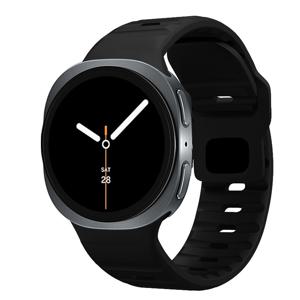 TEMU Samsung Galaxy Watch 8 및 8 Classic용 튼튼한 실리콘 스트랩. 남녀 모두를 위해 40mm, 44mm, 46mm 사이즈로 제공됩니다. 땀 방지 기능이 있는 내구성이 뛰어난 스포츠 교체용 손목 밴드는 Samsung Galaxy 액세서리입니다.