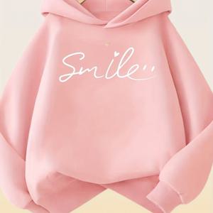 TEMU 트루페이 여성용 편안한 두꺼운 후드티, 100% 폴리에스터, 세탁기 사용 가능 - S 사이즈 및 캐주얼 웨어에 이상적, 완벽한 스웨트셔츠 후드티