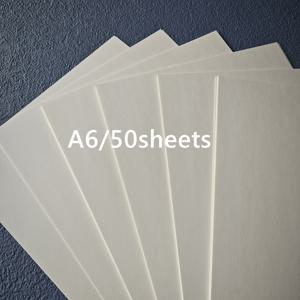 TEMU 50장 A5/A6 사이즈 250g 무광 카드스톡지 - 이브리 화이트 & 퓨어 화이트, 부드러운 질감의 DIY 인사말 카드, 결혼식 초대장, 스크랩북킹, 크리스마스와 개학파티용 사은품에 적합한 우아하고 미니멀한 Stationery. 레이저/잉크젯 프린터와의 호환성이 뛰어난 내구성 있는 매트 피니시로 엽서, 파티 초대장, 계절별 이벤트에도 완벽