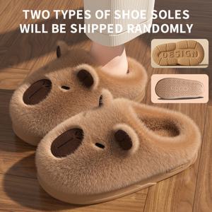 TEMU 여성용 홈 슬리퍼 - 패셔너블하고 편안한 퍼지 슬리퍼, 실내 착용, 집에서 휴식, 침실에서 놀기, 발코니에서 여유, 슈퍼마켓 쇼핑, 공원 산책, 커플 산책에 완벽한 부드럽고 포근한 스타일리시 슬리퍼 - 크리스마스 선물과 가족 친구를 위한 따뜻한 선물