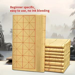 TEMU 캘리그라피 연습용 특수 쌀 종이 100장 + 100g 검정 잉크 1병