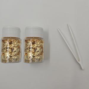 TEMU 1/2개 다기능 골드 포일 장식 플레이크: 식품 등급 재료, 케이크, 초콜릿, 음료 요리, 파티 축하, 고급 베이킹 장식, 공예, 네일 아트 레진에 적합 – 생일, 결혼식, 할로윈 & 크리스마스에 이상적