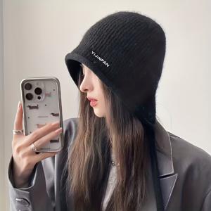 TEMU 가을 겨울 레터 비니, 부드럽고 따뜻한 데일리 아웃팅용, 포근하고 편안한 패셔너블한 귀여운 디자인