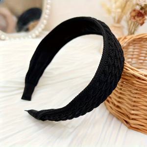 TEMU 우아한 한국 스타일 헤어밴드 | 부드러운 탄성 헤어 액세서리, 겨울/가을에 이상적, 드레스업, 뷰티, 포멀 & 캐주얼 행사, 파티, 결혼식, 선물, 휴일, 커피숍, 영화감상에 | 트렌디한 필수템|가을원피스|소품샵