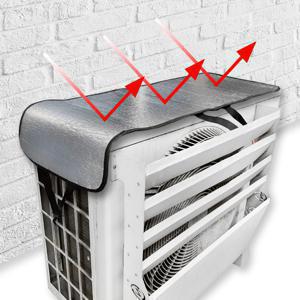 TEMU 가쯔 열 차단 에어컨 실외기 커버 1+1