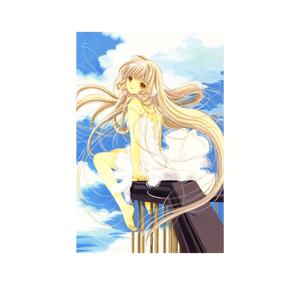 TEMU [2D 플랫] 1pc Chobits 애니메이션 캔버스 아트 포스터 - 프레임리스, 현대 스타일 벽 장식, 거실, 영화 및 음악 테마, 실내 애니메이션 박물관 전시용으로 이상적, 12x18 인치, 카와이 룸 장식