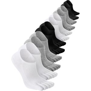 TEMU CYFUN 디자인 남성용 여름용 얇은 로우컷 다섯 발가락 보트 양말 6켤레 세트 - 통기성 및 수분 흡수, 멀티컬러 팩(블랙/화이트/그레이/베이지), 캐주얼 및 정장용, 귀여운 양말, 스트림라인 양말, 기계 세탁 가능