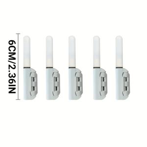 TEMU 낚시 물고기 물림 표시기, 색상 변경 로드 팁, 물고기가 물림될 때 색상 변경, 5개 세트, 서핑 낚시, 플로트 로드 캐스팅 및 바다 낚시 로드 모두 사용 가능, 배터리 불필요