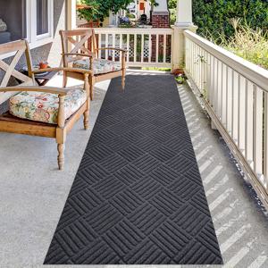 TEMU 야외 복도 러닝 카펫, 주방 매트, 현관 러그, 실내외 카펫 패드 롤, 미끄럼 방지 고무 뒷면, 세탁 가능한 바닥 카펫, 긴 카펫, 차고 현관 매트, 현관, 주방, 차고, 계단에 적합