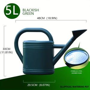 TEMU 넉넉한 빈티지 물뿌리개 – 3L, 5L, 8L로 제공되는 이 플라스틱 물통은 실내 및 실외 정원 가꾸기에 편리한 긴 스파우트를 특징으로 합니다. 편안한 손잡이, 스타일리시한 디자인을 제공하며 다양한 색상으로 제공됩니다.