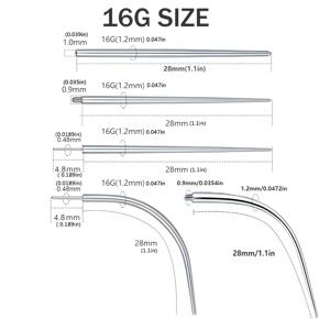 TEMU 316L 수술용 스테인리스 스틸 외부 나사, 내부 나사, 직선 바, 곡선 바 핀 인서트, 테이퍼드 바디 피어싱 보조 도구 세트, 18G, 16G, 14G, 0.9mm, 1.2mm, 배꼽 피어싱, 귀걸이, 코링 및 다양한 피어싱 주얼리용 5개 세트|피어싱