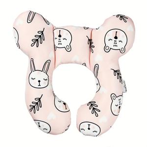 TEMU 크리스마스 선물 베이비 편안한 머리 지지 베개, 카시트 유모차 여행용 베이비 목베개, 머리와 목을 위한 베이비 여행용 베개, 업그레이드된 양면 카툰 패턴 베이비 지지 베개, 베이비 생일 여행 축제 선물에 이상적