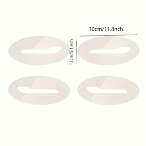 TEMU 테슬라 모델 Y, 모델 3용 도어 핸들 보호 필름 4개 세트 - 툴 프리 설치, 자동차 장식 스티커 액세서리