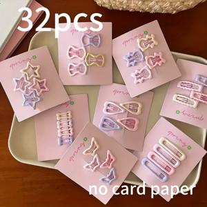 TEMU 생생한 여름 테마 강아지 용품 32개 세트, 강아지와 고양이에게 사랑스러운 머리핀, 소형 애완동물 헤어 클립, 테디, 요크셔, 시즈루를 포함한 품종에 적합|머리핀