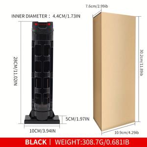 TEMU 미끄럼 방지 베이스가 있는 헤비듀티 낚시대 홀더 - 조절 가능한 클램프, 공간 절약형 낚시대 정리대 (낚시대, 버킷, 보트, 도크용) - 담수/해수 낚시에 적합 - 어부를 위한 이상적인 선물 (아버지의 날, 크리스마스, 생일) - 다목적 낚시대 스탠드, 컴팩트 디자인, 안전한 그립, 야외 스포츠 애호가를 위한 낚시 액세서리