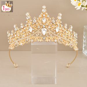 TEMU 1/2개 우아한 반짝이는 파스텔 크라운 헤어피스 - 생일 파티, 축제 이벤트 & 미인 대회 사진촬영을 위한 완벽한 공주 액세서리 – 이상적인 선물