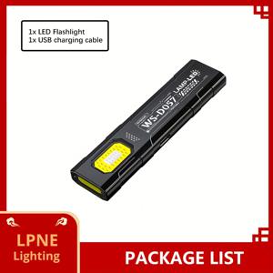 TEMU 1개 휴대용 LED 손전등, 미니 5가지 모드 토치, 펜 클립이 있는 밝은 야외 랜턴, USB 충전식 가정용 손전등, 레드 & 블루 스트로브 라이트, 가벼운 작업등, 집, 하이킹, 낚시, 캠핑, 비상 조명용|캠핑랜턴