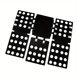 TEMU 실용적인 플라스틱 접이식 옷걸이 보드, 성인 및 어린이용 PP 완벽한 게으른 사람들을 위한 빠른 옷 접기 도구, 홈 여행 티셔츠 접는 액세서리 헬퍼