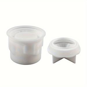 TEMU 뚜껑이 있는 카르나발 모양의 보관 상자 실리콘 레진 몰드, 에폭시 실리콘 레진을 주얼리 및 장식품 용품 용기에 캐스팅하기 위해 설계되었습니다. 3D 공예 프로젝트에 적합합니다.