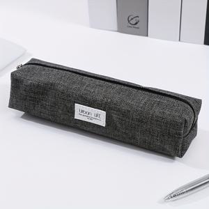 TEMU 작고 가벼운 단일 지퍼 단색 필통, 심플하고 우아하며 모든 종류의 사람들에게 적합|필통